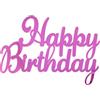 Graziano Side Topper HAPPY BIRTDAY FUCSIA