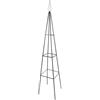 Windhager Obelisk - Struttura quadrata in acciaio verniciato a polvere, 40 x 40 x 200 cm, verde, traliccio, supporto per piante rampicanti, tralicci, supporto per tralicci, resistente alle intemperie