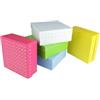 neoLab AmazonDetools neoLab Cryo Scatole con coperchio allegato, 100 fiale, blu/giallo/verde-rosso/bianco, 1
