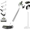 GREENWORKS SCOPA ASPIRAPOLVERE A BATTERIA 24V SENZA FILI + PIANTANA +6 ACCESSORI