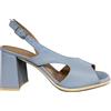GIANMARCO SORELLI sandalo pelle celeste polvere 2062/FLEX MADE IN ITALY