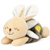 Chicco My Sweet Doudou Coniglietto Warm Cuddle, Coniglietto in Morbido Velluto, Sacchetto con Sale da Scaldare in Microonde, da Posizionare sul Pancino del Bambino, Calore Aiuta a Calmare Coliche, 0M+