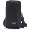 Borsa da Cintura Borsa a Tracolla Borsello Uomo Porta Cellulare Lavoro Marsupio