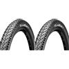 Continental - Continental 50-559 Race King Shield Wall (26 x 2.00) Pneumatico pelle pieghevole nero - 1 pezzo (Confezione da 2)