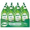 Winni's - Detersivo Piatti e Stoviglie a Mano, Lime e Fiori di Mela, Concentrato, Ipoallergenico, con Sgrassanti Naturali da Biofermentazione, Materie Prime di Origine Vegetale, 480 ml x 12 Confezioni