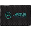 Character World Mercedes AMG Petronas Coperta in pile ufficiale | Super morbida e calda coperta nera, design Stealth Formula Uno | Perfetta per camera da letto, campeggio e pigiama party, 100 x 150 cm