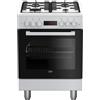 BEKO FSE62110DWF CUCINA 60X60 4 FUOCHI A GAS FORNO ELETTRICO 66 LT BIANCA - A