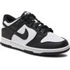 NIKE SCARPE SNEAKERS DONNA NIKE DUNK LOW CW1590 PELLE 100 NERO ORIGINALE AI 2025