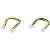 Goobay 51361 Prolunga Elettrica PC EPS, da 8 Pin, 0.28 m Lunghezza del Cavo & 51358 Cavo Elettrico/Adattatore PC ATX12 P4, da 4 Pin a 8 Pin, 0.2 m Lunghezza del Cavo