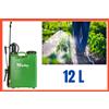 Pompa Irroratrice a Spalla Pressione Manuale Zaino da Giardino per Diserbante 12
