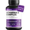 Vitastrong. Vitamina B Complex Ad Alto Dosaggio - 180 Compresse Di Vitamine Gruppo B Con Bio
