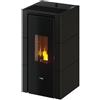 Cadel Stufa pellet 7kW CRISTAL 7 T2 Antracite 5 stelle Classe A+ 7025044