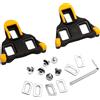 TACCHETTE PER PEDALI SHIMANO BICI DA CORSA SPD-SL GIALLO ROSSO 0/6° FLOAT 12/13°