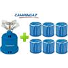 CAMPINGAZ FORNELLO FORNELLINO GAS CAMPING STOVE 206 S 1230 W CAMPINGAZ + 6 CARTUCCE C206