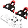 TACCHETTE PER PEDALI SHIMANO BICI DA CORSA SPD-SL GIALLO ROSSO 0/6° FLOAT 12/13°