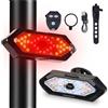 FRECCE BICI BICICLETTA MONOPATTINO LUCE LED WIRELESS SEGNALE SONORO RICARICABILE