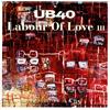 UB40 20 x 20 cm italian promo order flyer LABOUR OF LOVE III 1998 double side