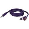DAP Audio 71810064 Cavo audio Professionale spina JACK 6,3mm stereo / 2 spine RCA 3 mt