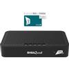 DIGIQUEST Decoder Combo Tivùsat Maximo | DVB-S2 e DVB-T2 |Telecomando 2 in 1 |Sm