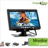 MONITOR LCD 7 POLLICI 2 INGRESSI VIDEO RCA DVD GPS TELECAMERA RETROMARCIA