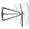 MELCHIONI ANTENNA TRIPLA 46 ELEMENTI 4G LTE FREE ALLUMINIO RICEZIONE FREQUENZE DIGITALE MG