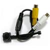 SKYNET MINI TELECAMERA LENTE PINHOLE 960h PLUG AUDIO RCA CAM RCA VIDEOSORVEGLIANZA - T