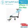per Apple FLAT TASTO POWER per APPLE "iPhone 11 PRO MAX" + PIASTRA SALDATA FLASH MICROFONO