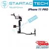 per Apple FLAT TASTO POWER per APPLE "iPhone 11 PRO" con PIASTRA SALDATA FLASH MICROFONO