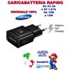 Samsung CARICABATTERIA RAPIDO EP-TA20EBE ORIGINALE SAMSUNG GALAXY S8 S8+ EDGE PLUS FAST