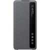 Samsung Custodia per Galaxy S20 Ultra modello Clear View Cover, Grigio