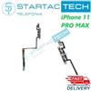 per Apple FLAT TASTI VOLUME per APPLE "iPhone 11 PRO MAX" con PIASTRE SALDATE FLEX MUTE