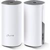 TP-LINK ACCESS POINT HOME MESH WIFI SYSTEM DECO E4 (2 PACK) AC1200