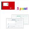 bm 5 blocco ricevuta generica 50x2 autocopiante ricalcante duplice copia 9,5x17