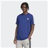 adidas MAGLIA T-SHIRT ADIDAS M 3S SJ TEE NEW 3 STRIPES LRG cotone jersey