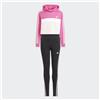 adidas TUTA ADIDAS RAGAZZA G Team IJ8737 JG 3S TIB FL TS Tracksuit Selufu/White