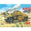 ICM SD KFZ 222 GERMAN LIGHT ARMOURED VEHICLE KIT 1:72