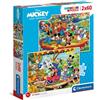 PUZZLE 2X60 MICKEY AND FRIENDS CLEMENTONI