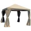 Amicasa Gazebo alluminio MILANO Beige (3x3mt) G2