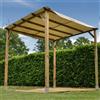 VERDELOOK Gazebo a Pergola in Legno 3x3 Pergolato Giardino senza Copertura Verdelook