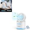 aigostar mini ventilatore usb da tavolo nebulizzatore portatile ufficio scrivania casa