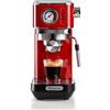 Ariete Macchina da caffè espresso Ariete Metal con manometro 1381 Rosso