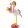 Dekora Innova, S.A.U. Statuina Topper per Torta in Resina Cicogna con Fagottino Bimba per Battesimo Na
