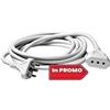MKC - Melchioni Prolunga Elettrica 3 mt - cavo 3x1 mm² - spina/presa 10A MKC - cod, 492517359