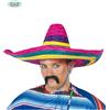 Acctim Sombrero multicolore da Messicano da adulto per Carnevale e per feste