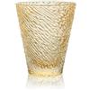 IVV SET 6 BICCHIERI ACQUA 300 ML IN PASTA DI VETRO COLORATA - IROKO