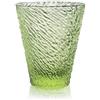IVV SET 6 BICCHIERI ACQUA 300 ML IN PASTA DI VETRO COLORATA - IROKO