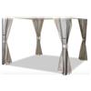 No Brand Set Tende Zanzariere di Ricambio per Gazebo Tampa 287x199 cm Beige