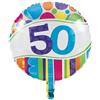Acctim Palloncino 50 Anni in Mylar per compleanno dei 50 Anni e per feste a tema