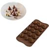 Silikomart Stampo cioccolatini Choco Flame 3D ripieni silicone SCG47 forno Rotex