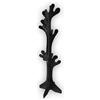 Lupia Albero appendiabiti da terra in legno 40X170 cm Shabby NERO